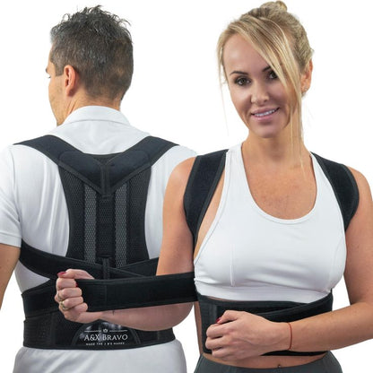 Free Size Posture Corrector For Men And Women Back Support Belt Back Pain Back Straight And Shoulder Support Belt (Universal Size) (Metallic Belt) (Posture Corrector Belt)